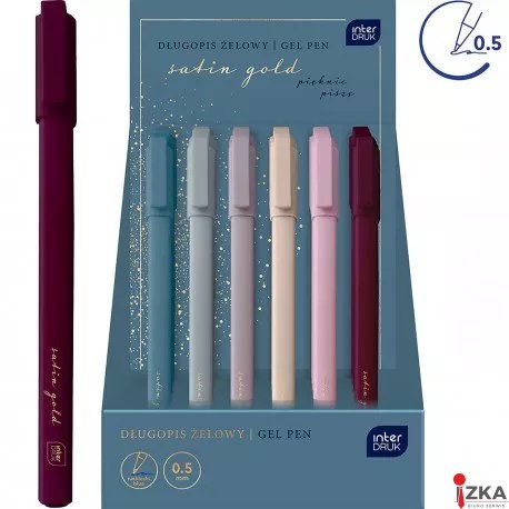 Długopis żelowy SATIN GOLD INTERDRUK 3287
