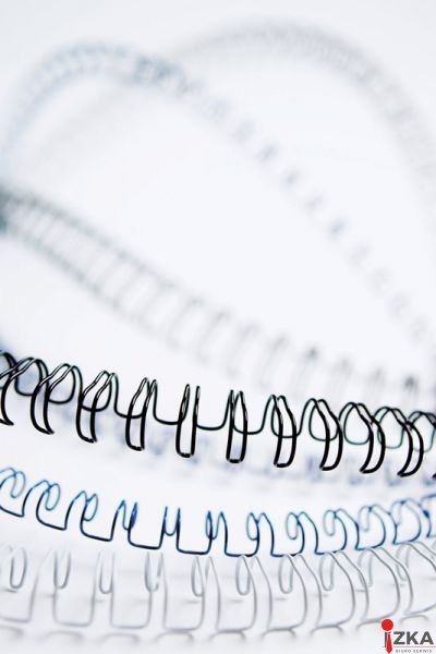 Grzbiety drutowe biale 12mm (100szt) 53270 FELLOWES (81-100 kartek) 1/2" skok 3:1