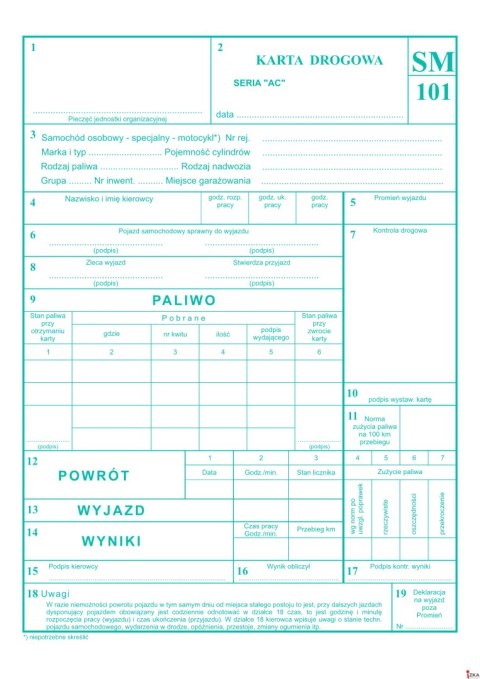 802-3 Karta drogowa MICHALCZYK&PROKOP A5 80 kartek