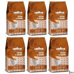 Kawa LAVAZZA CREMA e AROMA 1kg ziarnista (6szt.)