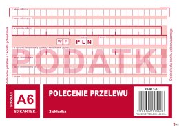 471-5 Podatki Polecenie Przelewu MICHALCZYK&PROKOP A6 80 kartek