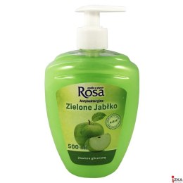 ROSA Mydło w płynie antybakteryjne z dozownikiem 500ml Zielone Jabłko