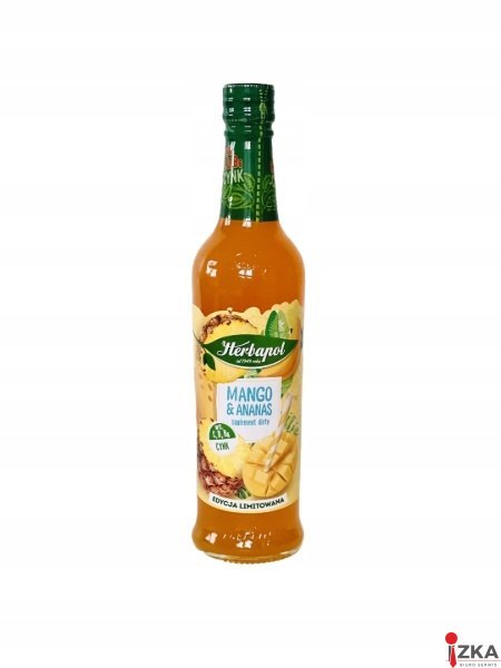 Syrop HERBAPOL Owocowa Spiżarnia Mango & Ananas 420ml Syrop HERBAPOL Owocowa Spiżarnia Mango & Ananas 420ml