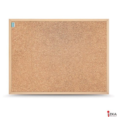 Tablica korkowa MEMOBE SMART, rama drewniana, 90x60 cm