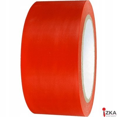 Taśma_oznaczeniowa czerwona podłogowa 50mmx33m