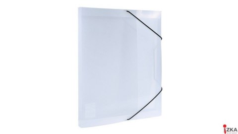 Teczka z gumką A4 PP pudło 2 cm przezroczysta TG-A4-02-03