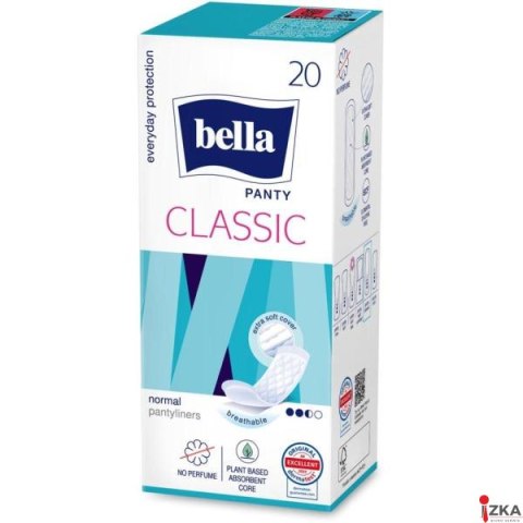 Wkładki higieniczne BELLA Panty Classic a20 (5160) Wkładki higieniczne BELLA Panty Classic a20 (5160)