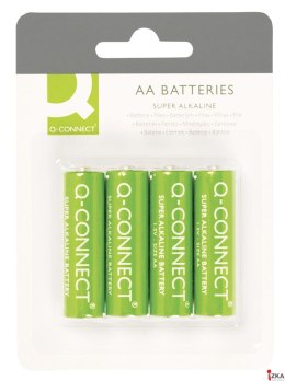 Baterie super-alkaliczne AA, LR06, 1,5V, 4szt., typu Q-CONNECT KF00489