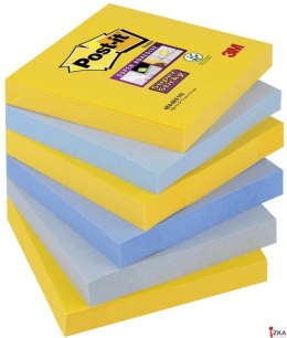 Bloczek samoprzylepny POST-IT_ Super Sticky (654-6SS-NY), 76x76mm, 6x90 kart., new york