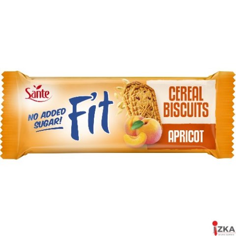 Ciasteczka zbożowe z morelą Fit bez cukru 50g SANTE