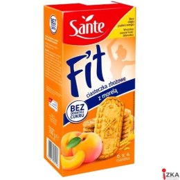 Ciasteczka zbożowe z morelą Fit bez cukru (6x4szt.) 300g SANTE