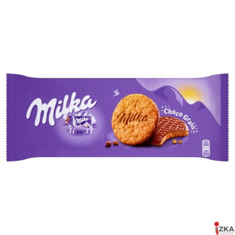 Ciastka MILKA CHOCO GRAIN z płatkami owsianymi oblane czekoladą 126g