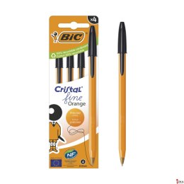 Długopis BIC Cristal Original czarny Pudełko 4szt, 516335