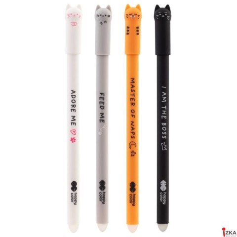 Długopis usuwalny kitty 0.5mm niebieski HAPPY COLOR 4120 01ki-3