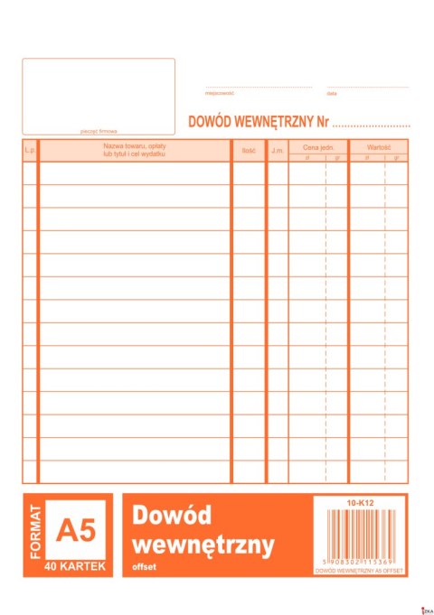 K12 Dowód wewnętrzny A5 Michalczyk i Prokop