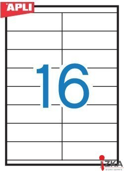 Etykiety 03137 105.0*35.0 (100) permanentne APLI