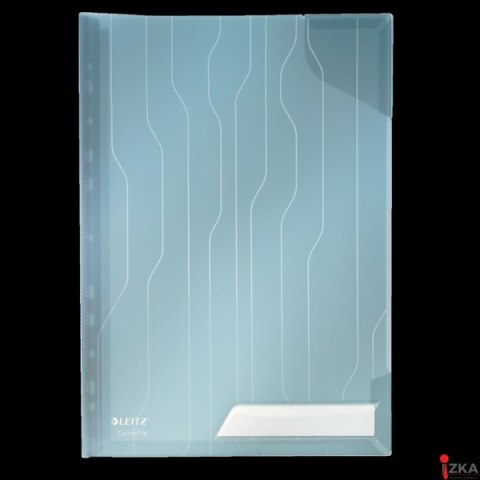 Folder Leitz Combifile, usztywniony, niebieski przezroczty, folia 3 szt., 200 mic., 47280035