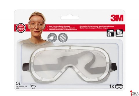 Gogle ochronne 3M (4800), do malowania, transparentne
