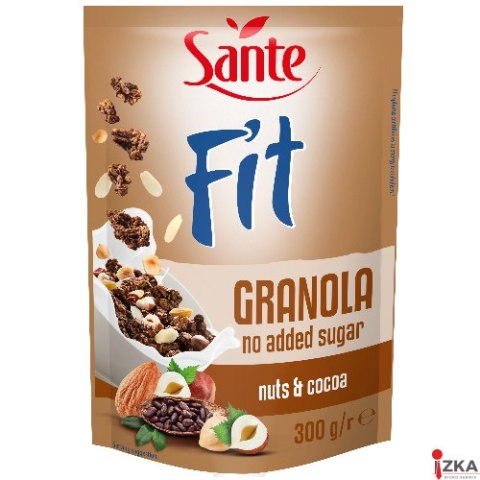 Granola orzechy-kakao Fit bez cukru 300g SANTE