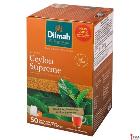 Herbata DILMAH Ceylon Supreme Single ORIgin 50t czarna