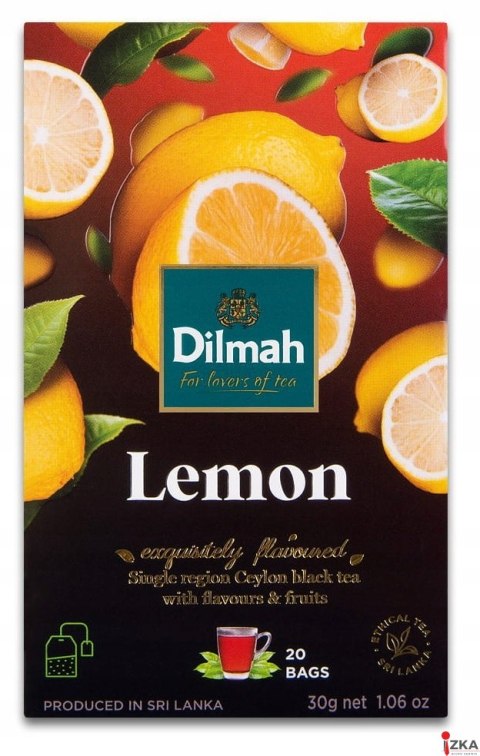 Herbata DILMAH LEMON (20 kopert) czarna