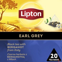 Herbata LIPTON PIRAMID EARL GREY 20t czarna