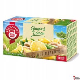 Herbata TEEKANNE imbir i cytryna 20t owocowa