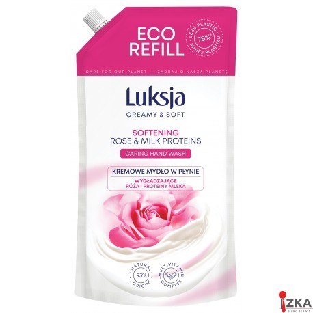 LUKSJA Mydło zapas 400ml ROSE 49145