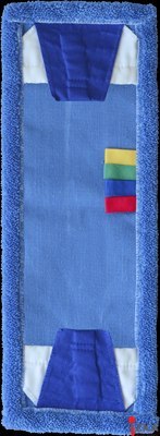 MEDISEPT Mop z mikrofazy 40cm DUO niebieski IM-AKC-0003 NIEBIESK