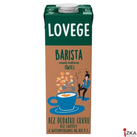 Napój roślinny SANTE OWSIANE bez cukru 1L LOVEGE