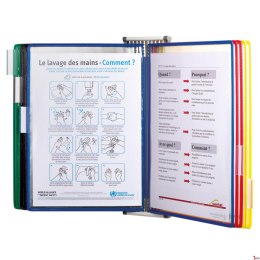 Naścienny system prezentacyjny Djois x TARIFOLD a4 + 5 paneli prezentacyjnych z ograniczeniami, mix kolorów 414159 TR