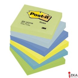 Nowy indeks blk3996 Bloczek samoprzylepny 76x76 6szt. 654-MTDR POST-IT 3M paleta marzycielska (X)
