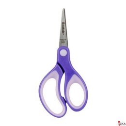 Nożyczki szkolne SCOTCH_ (1442P), zaokrąglone, 12cm, zielone i fioletowe