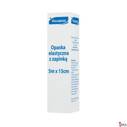 Opaska elastyczna z zapinką VISCOPLAST, 15cmx5m