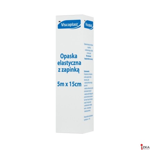 Opaska elastyczna z zapinką VISCOPLAST, 15cmx5m