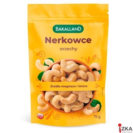 Orzechy nerkowce 75g BAKALLAND