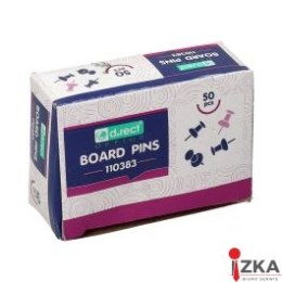 Pinezki tablicowe D.RECT 50szt. 110383