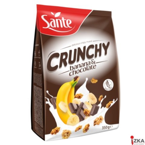 Płatki bananowe Crunchy 350g SANTE