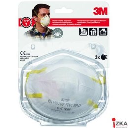 Półmaska filtrująca, ręczne szlifowanie(3)3M bez zaw.8710E FFP1 XA004838810