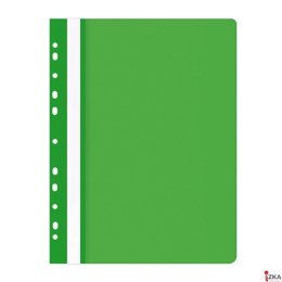 Skoroszyt , PP, A4, miękki, 100/170mikr., wpinany, zielony, typu OFFICE PRODUCTS 21104121-02