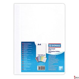 Skoroszyt PP miękki (10) biały DONAU 170200
