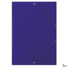 Teczka z gumką FEP10G-niebiesk DONAU gładka