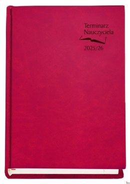 Terminarz NAUCZYCIELA 2025/2026 bordowy T-155V-B Michalczyk i Prokop
