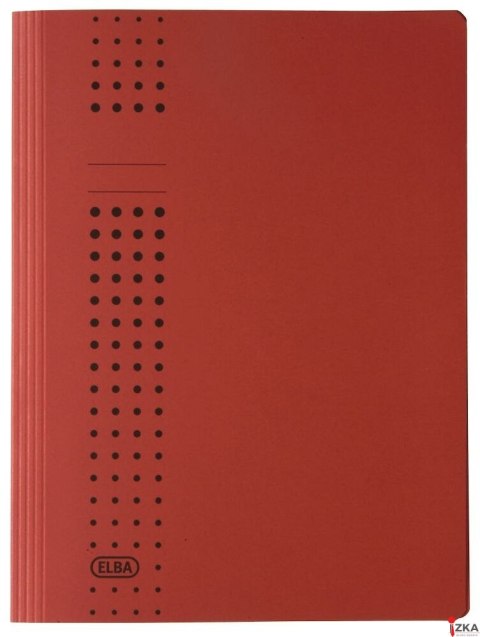 (WYCOFANE)Skoroszyt kartonowy A4 CHIC czerwony 100090788 ELBA