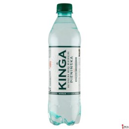 Woda KINGA PIENIŃSKA 0,5L (12szt.) NATURALNA delikatnie gazowana (zielona)