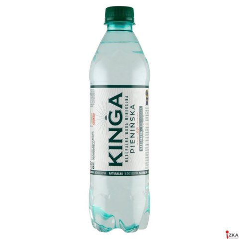 Woda KINGA PIENIŃSKA 0,5L (12szt.) NATURALNA delikatnie gazowana (zielona)