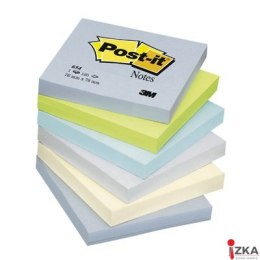 Bloczek 76x76 pal.MINERAL 654ML (6) POST-IT 3M