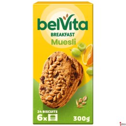Ciasteczka zbożowe BELVITA z owocami MUSLI 300g