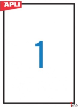 Etykiety 10819 210*297 (25) permanentne APLI