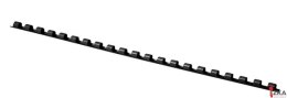 Grzbiety do bindowania , A4, 6mm (25 kartek), 100 szt., czarne, typu OFFICE PRODUCTS 20240615-05